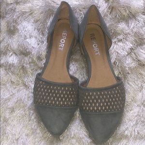 🔹3/$20 Report gray cutout flats